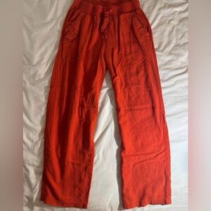 Women’s Orange Casual Pants